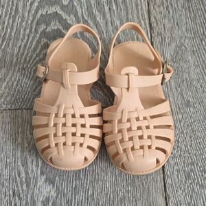 Kids Soft Gel Beige Sandals | 25eu